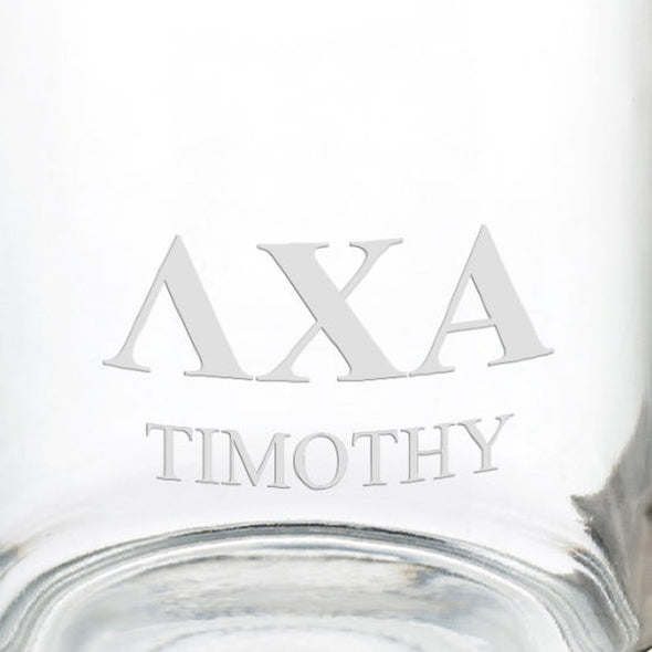 Lambda Chi Alpha 13 oz Glass Coffee Mug Shot #3