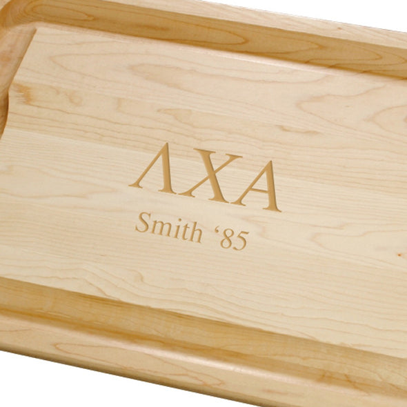 Lambda Chi Alpha Maple Cutting Board Shot #2