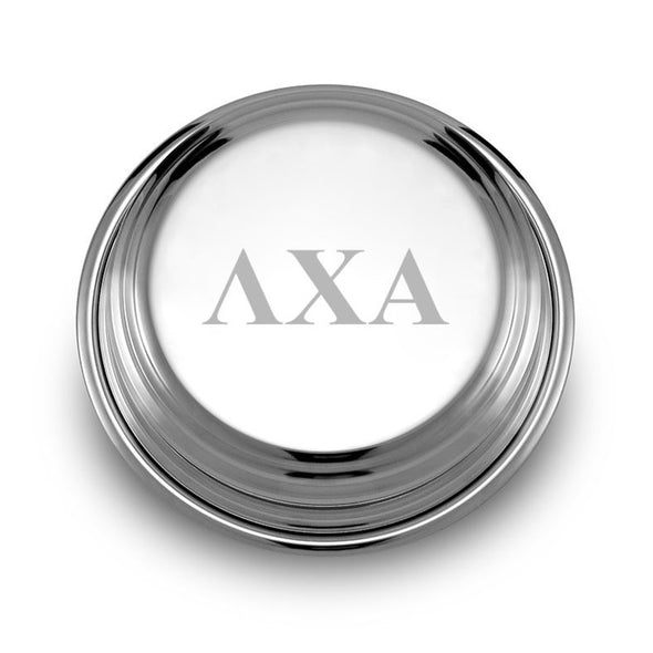 Lambda Chi Alpha Pewter Paperweight Shot #1