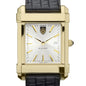 Lehigh Men's Gold Watch with 2-Tone Dial & Leather Strap at M.LaHart & Co. Shot #1