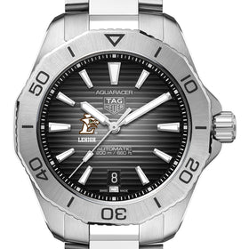 Lehigh Men's TAG Heuer Steel Automatic Aquaracer with Black Dial Shot #1