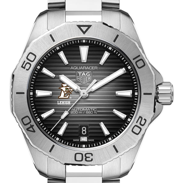 Lehigh Men's TAG Heuer Steel Automatic Aquaracer with Black Dial Shot #1
