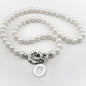 Lehigh Pearl Necklace with Sterling Silver Charm Shot #1
