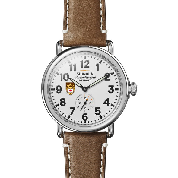 Lehigh Shinola Watch, The Runwell 41 mm White Dial Shot #2