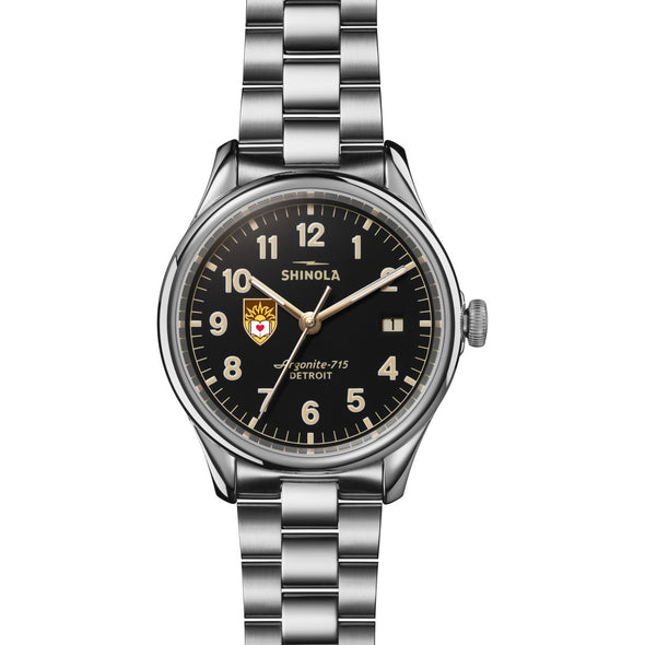 Lehigh Shinola Watch, The Vinton 38 mm Black Dial Shot #2