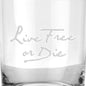 "Live Free or Die" Tumblers- Set of 4 Shot #2