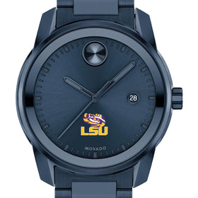 Louisiana State University Men&#39;s Movado BOLD Blue Ion with Date Window Shot #1