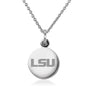 Louisiana State University Necklace with Charm in Sterling Silver Shot #1