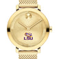 Louisiana State University Women's Movado Bold Gold with Mesh Bracelet Shot #1