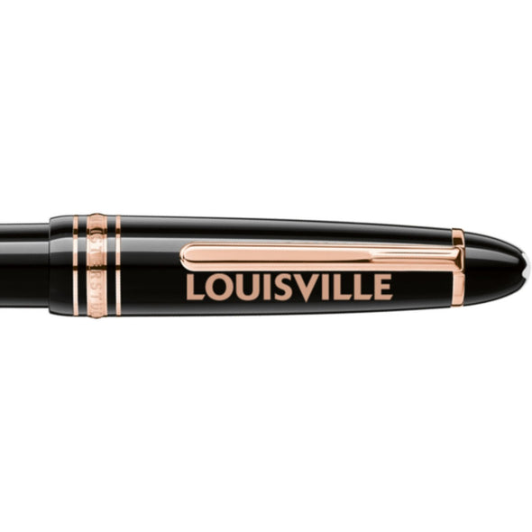 Louisville Montblanc Meisterstück LeGrand Ballpoint Pen in Red Gold Shot #2
