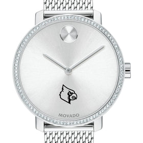 Louisville Women's Movado Bold with Crystal Bezel & Mesh Bracelet Shot #1
