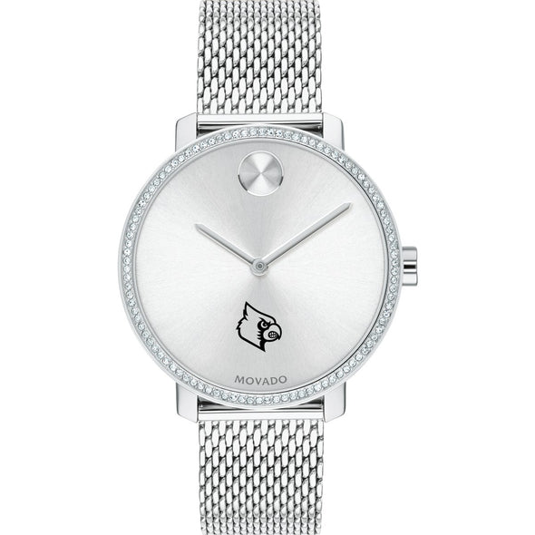 Louisville Women's Movado Bold with Crystal Bezel & Mesh Bracelet Shot #2