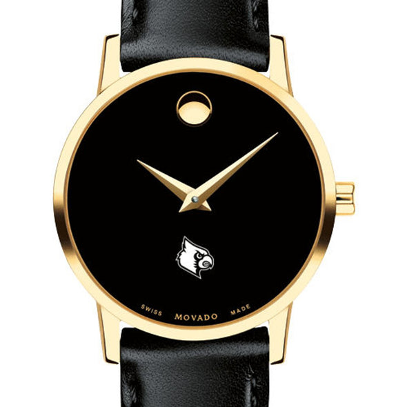 Louisville Women&#39;s Movado Gold Museum Classic Leather Shot #1