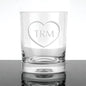 "Love You" Tumblers with Initials - Set of 4 Glasses Shot #1