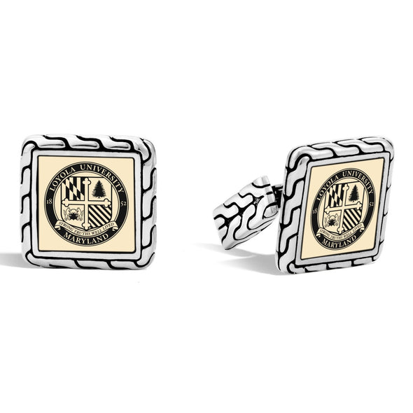 Loyola Cufflinks by John Hardy with 18K Gold Shot #2