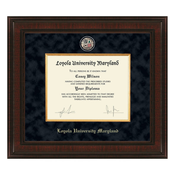 Loyola Diploma Frame - Excelsior Shot #1