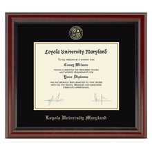 Loyola Diploma Frame, the Fidelitas Shot #1