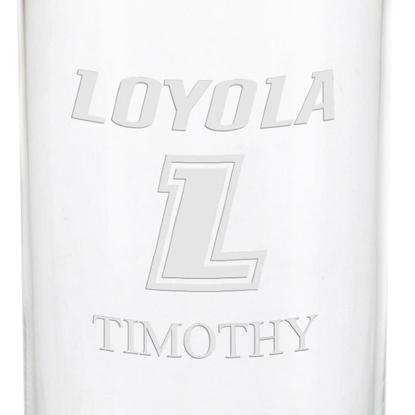 Loyola Iced Beverage Glasses - Set of 2 Shot #3