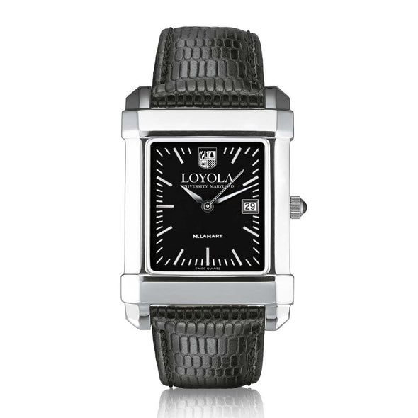 Loyola Men's Black Quad with Leather Shot #2