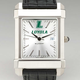Loyola Men&#39;s Collegiate Watch with Leather Strap Shot #1