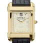 Loyola Men's Gold Quad with Leather Strap Shot #1