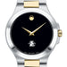 Loyola Men's Movado Collection Two-Tone Watch with Black Dial