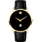 Loyola Men's Movado Gold Museum Classic Leather Shot #2
