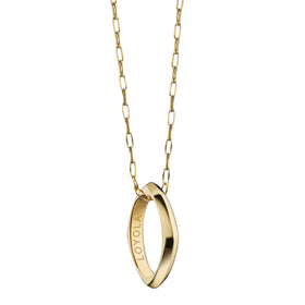 Loyola Monica Rich Kosann Poesy Ring Necklace in Gold Shot #1