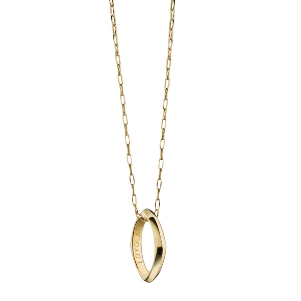 Loyola Monica Rich Kosann Poesy Ring Necklace in Gold Shot #2
