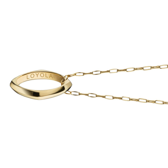 Loyola Monica Rich Kosann Poesy Ring Necklace in Gold Shot #3