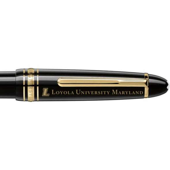 Loyola Montblanc Meisterstück Midsize Ballpoint Pen in Gold Shot #2