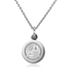 Loyola Necklace with Charm in Sterling Silver Shot #1