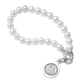Loyola Pearl Bracelet with Sterling Silver Charm Shot #1