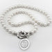 Loyola Pearl Necklace with Sterling Silver Charm