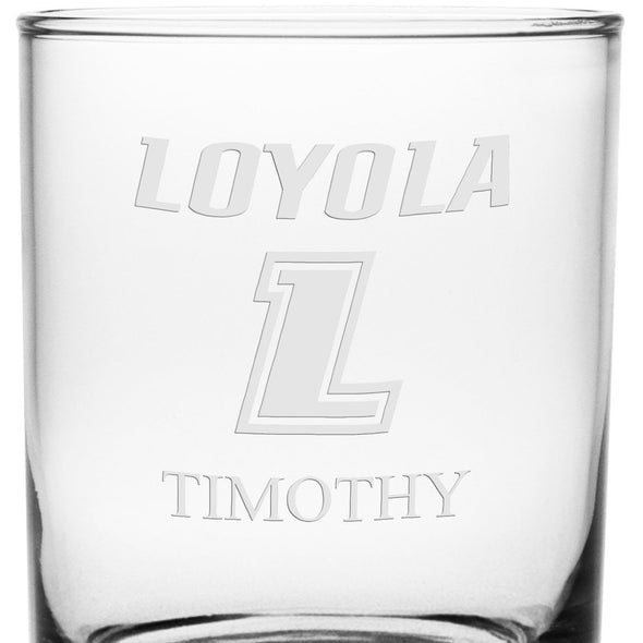 Loyola Tumbler Glasses - Set of 2 Made in USA Shot #3