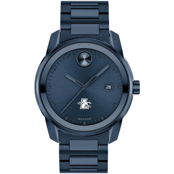 Loyola University Men's Movado BOLD Blue Ion with Date Window Shot #2