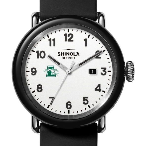 Loyola University Shinola Watch, The Detrola 43mm White Dial at M.LaHart &amp; Co. Shot #1