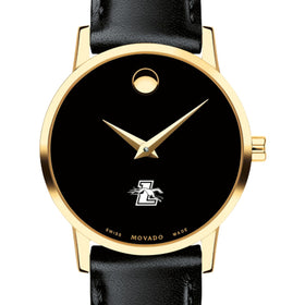 Loyola Women&#39;s Movado Gold Museum Classic Leather Shot #1