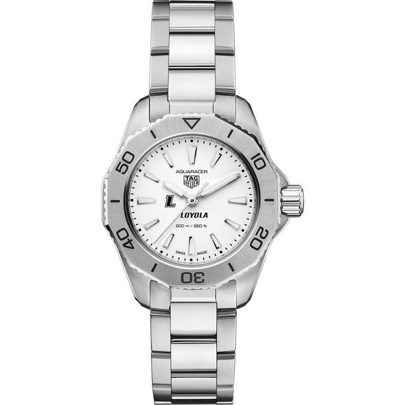 Loyola Women&#39;s TAG Heuer Steel Aquaracer with Silver Dial Shot #2