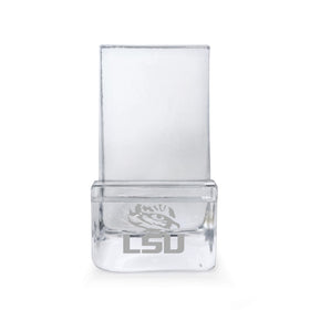 LSU Glass Phone Holder by Simon Pearce Shot #1