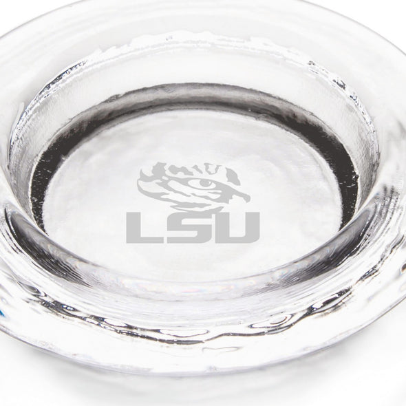 LSU Glass Wine Coaster by Simon Pearce Shot #2