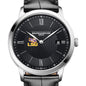 LSU Men's Baume et Mercier 40mm Classima Quartz Watch with Black Dial & Black Leather Strap Shot #1