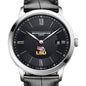 LSU Men's Baume et Mercier 40mm Classima Quartz Watch with Black Dial & Black Leather Strap Shot #1