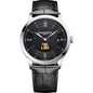 LSU Men's Baume et Mercier 40mm Classima Quartz Watch with Black Dial & Black Leather Strap Shot #2