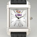 LSU Men's Collegiate Watch with Leather Strap