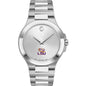 LSU Men's Movado Collection Stainless Steel Watch with Silver Dial Shot #2