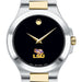 LSU Men's Movado Collection Two-Tone Watch with Black Dial
