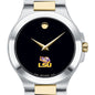 LSU Men's Movado Collection Two-Tone Watch with Black Dial Shot #1