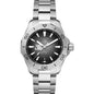 LSU Men's TAG Heuer Steel Automatic Aquaracer with Black Dial Shot #2