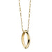 LSU Monica Rich Kosann Poesy Ring Necklace in Gold